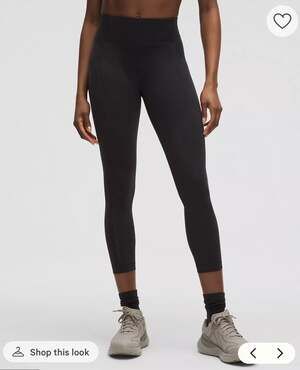 Lululemon Speed Up High-Rise Tight 28" Black Leggings with Pockets